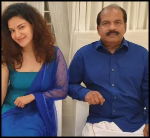 Honey Rose with her dad