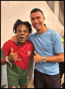 IShowSpeed with Ronaldo