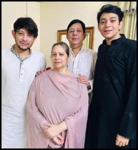Iftekhar Rafsan with his family