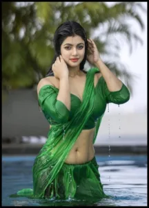 Sohana Saba green sari