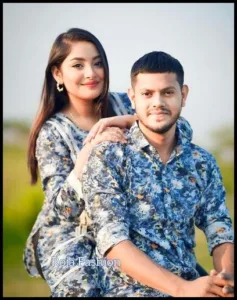 Rakib Hossain with Nusrat Jahan Ontora