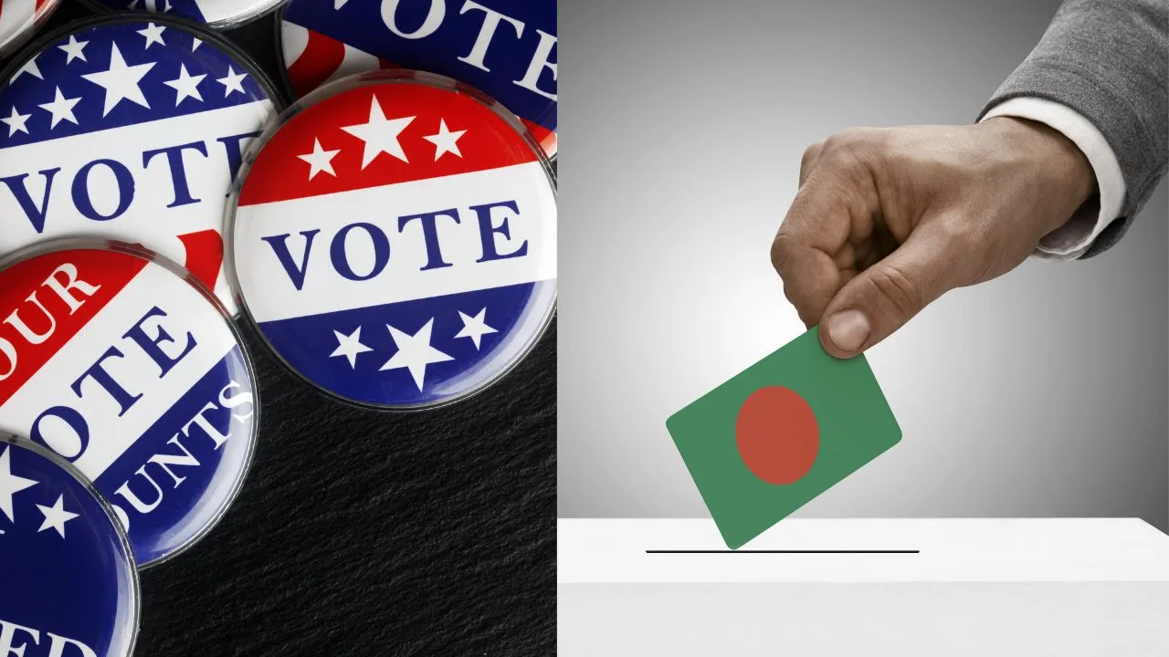 Bangladesh-America amazing difference in the way of voting!